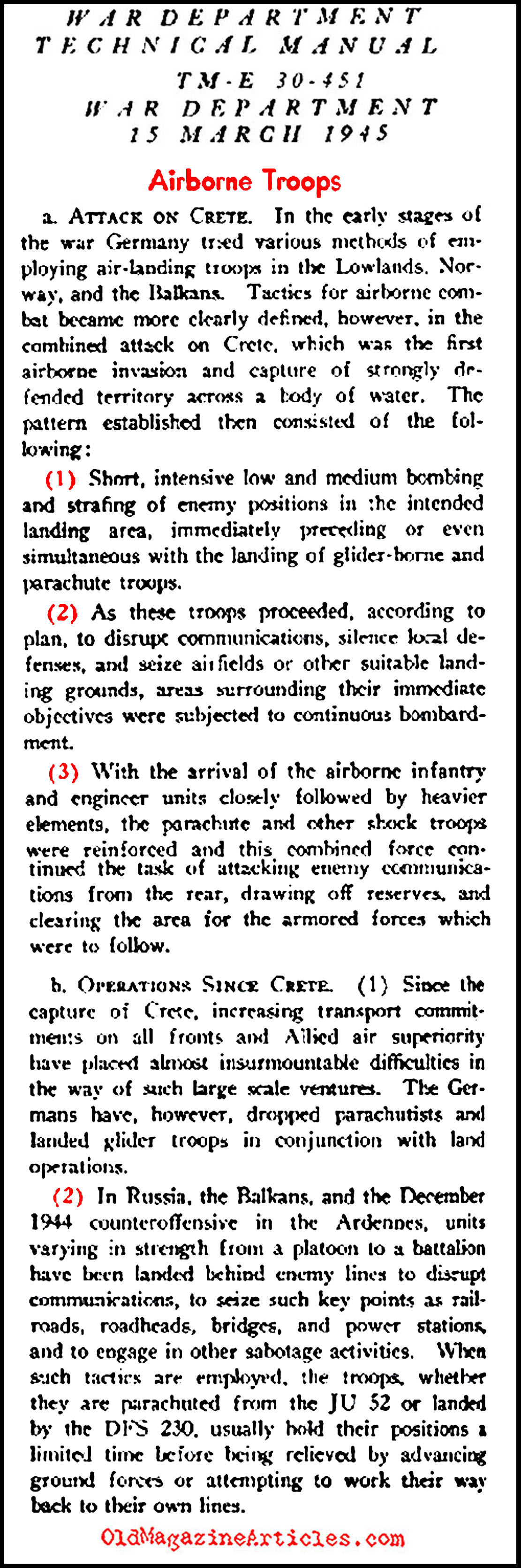 German Paratroops (U.S. Dept. of War, 1945)